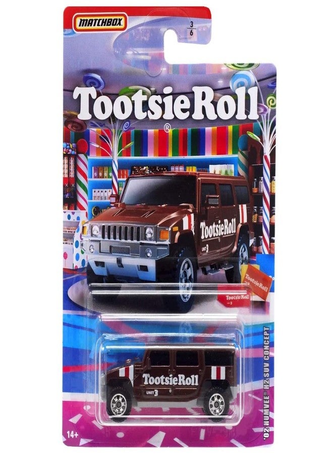 Matchbox Tootsie Roll '02 Humvee H2 SUV Concept Diecast 1/64 - Image 1