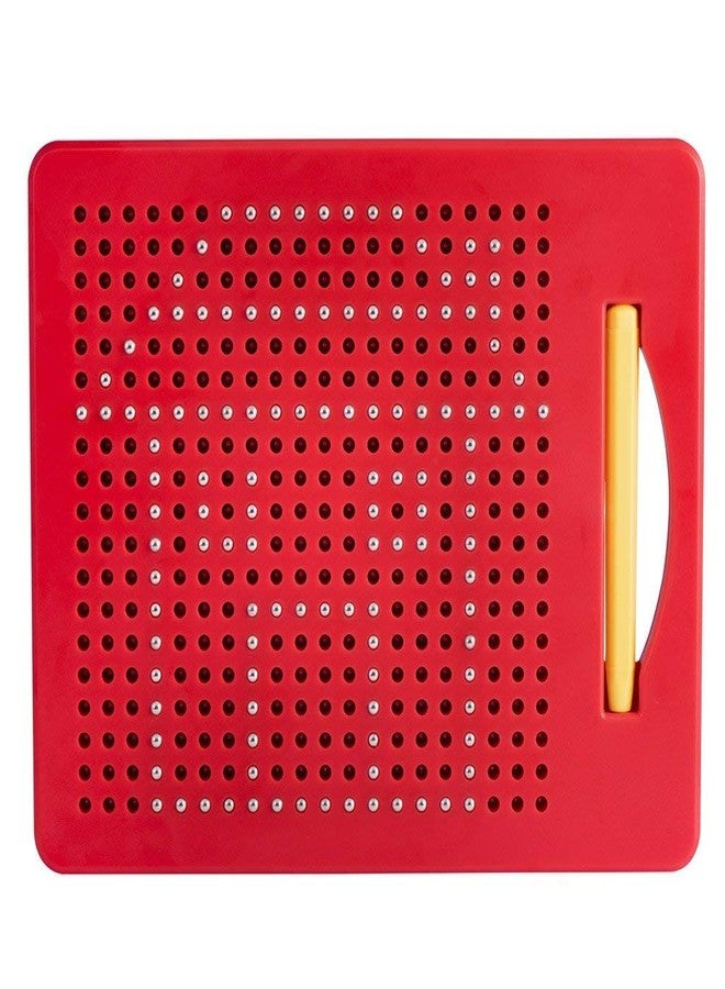 Playmags Magnetic Drawing Board, Travel Toys for Kids & Toddlers, Magnet Beads w/Drawing Stylus, 8.5" x 7" Travel Size Road Trip Activities for Boys & Girls Ages 4-8 - Image 4