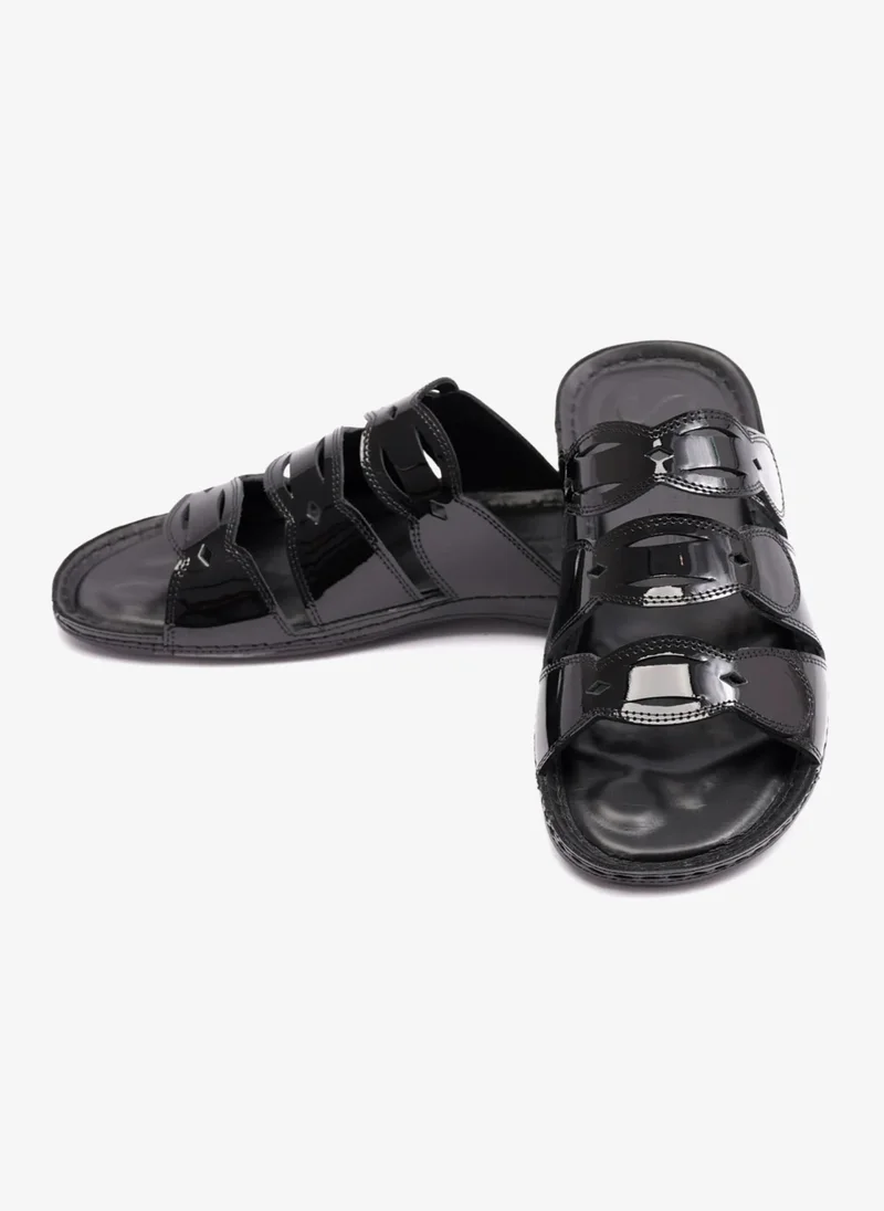 Comfort Plus WOMENS COMFORT PLUS SOFT FOOTBED SANDALS BLACK