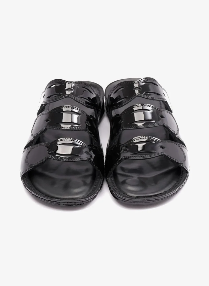 Comfort Plus WOMENS COMFORT PLUS SOFT FOOTBED SANDALS BLACK