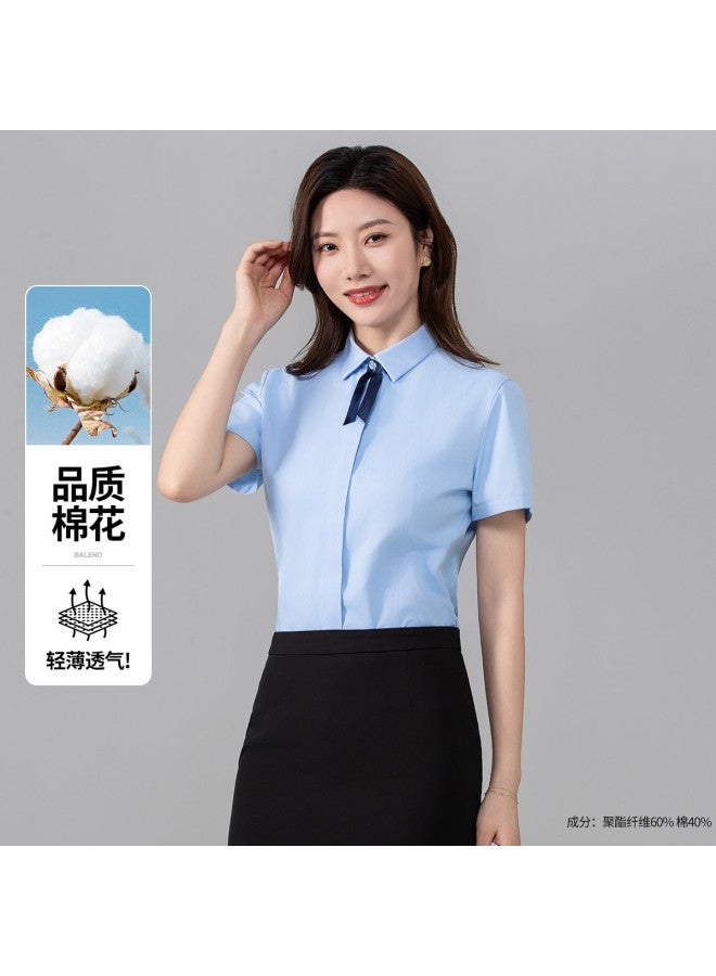 Baleno slimming Summer Commuter Shirt - Elegant Office Lady's Business Blouse For A Stylish Figure - Image 2