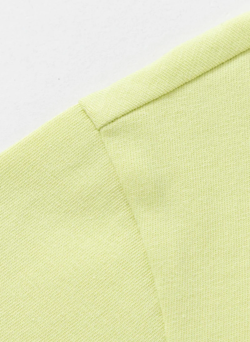 Balabala Toddler Boy Round v-neck short-sleeved T-shirt