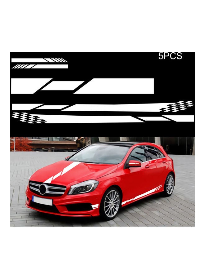 NIBEMINENT 5-Piece Decal Car Sticker - Image 5