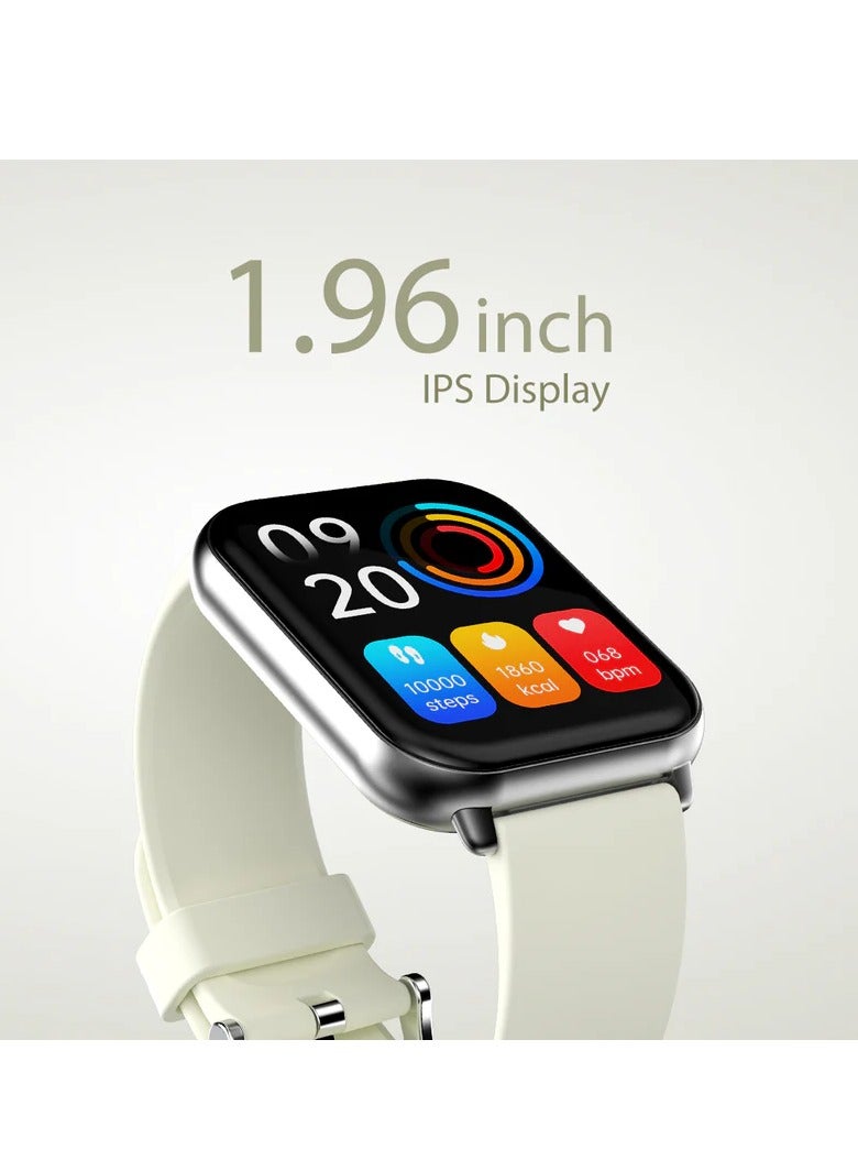 HiFuture Zone2 1.96 Inch Ips Display Bt Calling Smart Watch - Black - Image 3