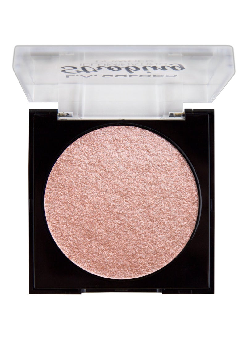 LA Colors L.A. Colors Strobing Illuminating Powder Velvety Baked Brazen Beauty 4.5g  - Image 3