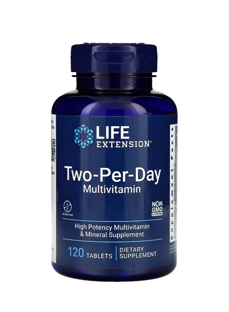 لايف إكستنشن قرصين متعدد الفيتامينات 120 قرصًا يوميًا - Image 1