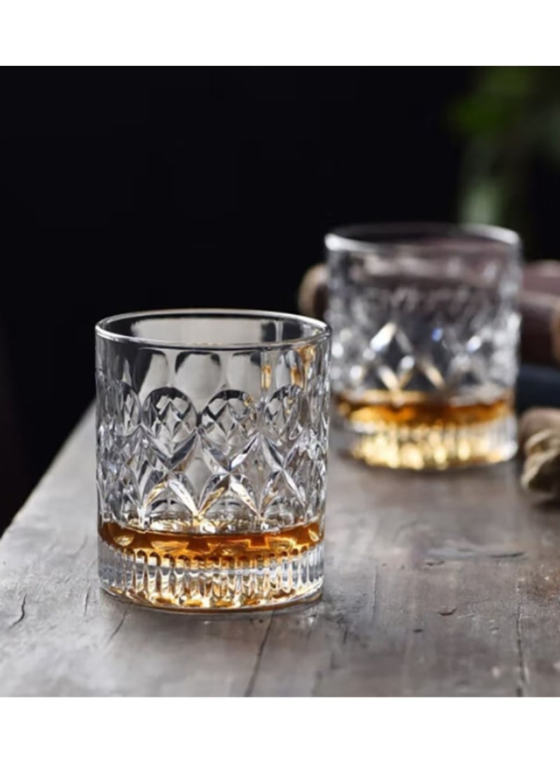 Jingke Wine Glass, Beer Whiskey Glass, Glass Water Cup, 2 Pack - Image 4