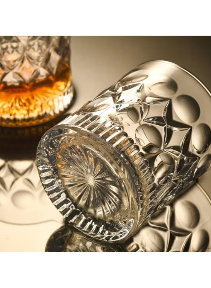 Jingke Wine Glass, Beer Whiskey Glass, Glass Water Cup, 2 Pack - Image 3