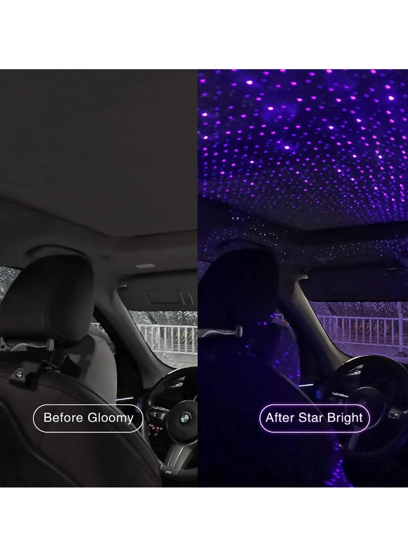 Generic Star Projector Night Light, Car Accessories for Women and Men, Romantic Car Led Lights Interior, Adjustable Interior Car Lights  - Image 2