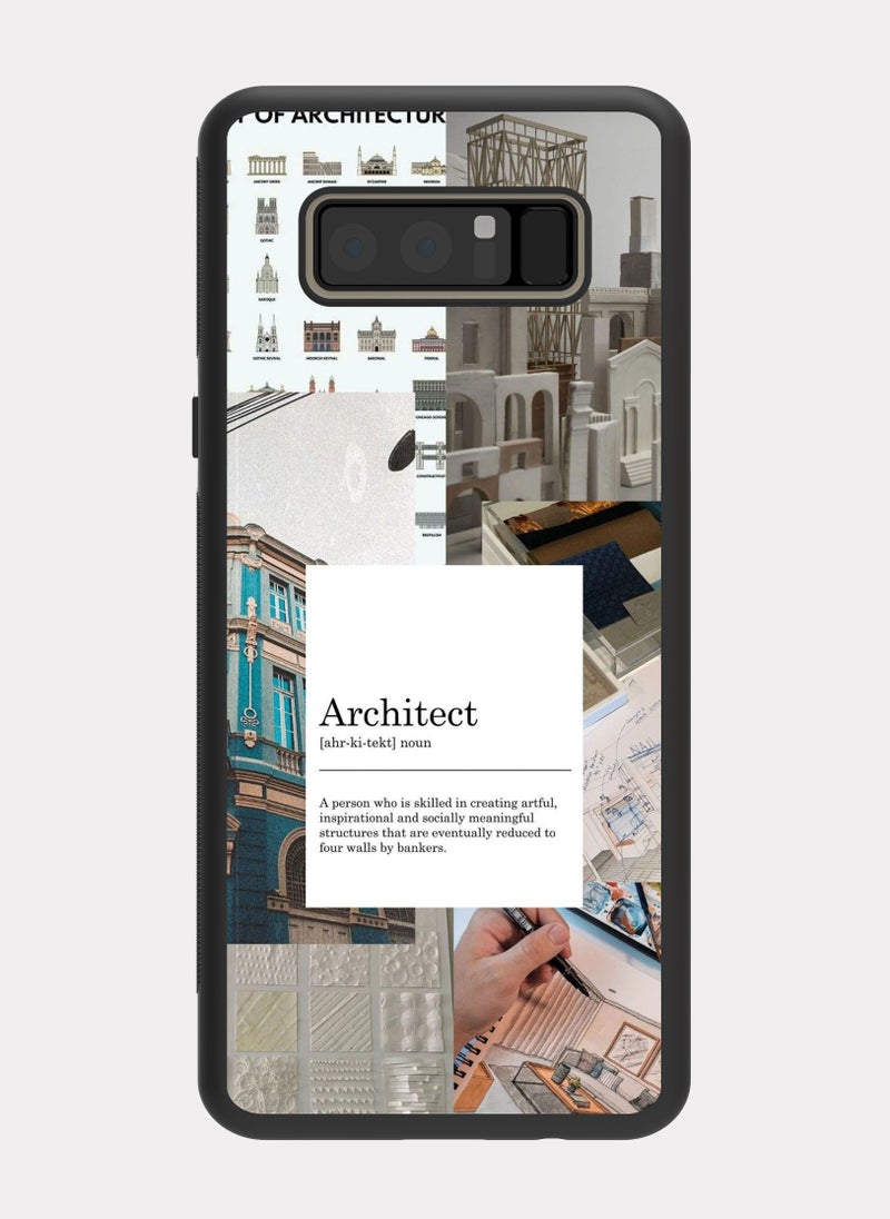 PXLAAT Samsung Galaxy Note 8 case cover Architect - Image 1