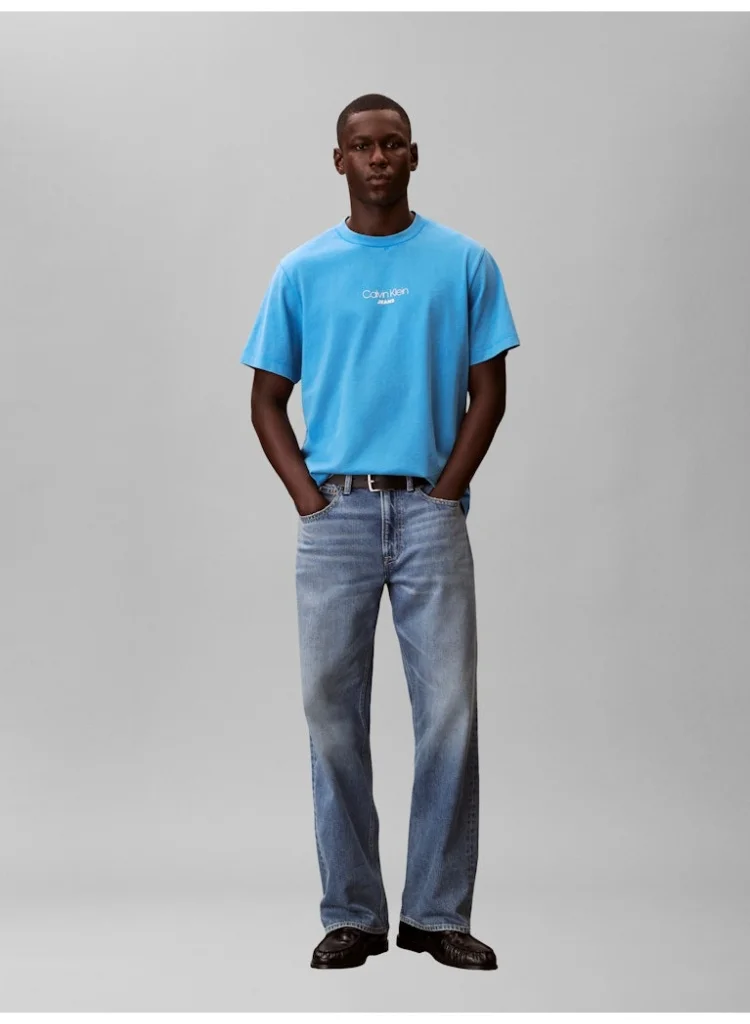 Calvin Klein Jeans  Acid Wash Logo T-shirt for Men | Best Price UAE