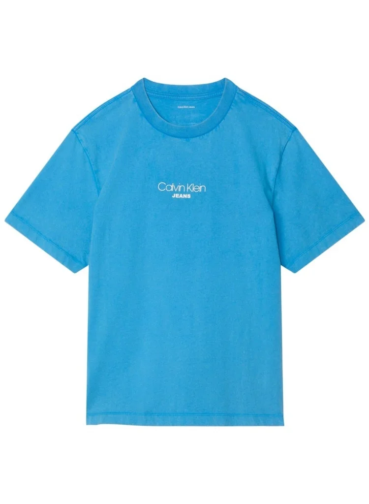 Calvin Klein Jeans  Acid Wash Logo T-shirt for Men | Best Price UAE