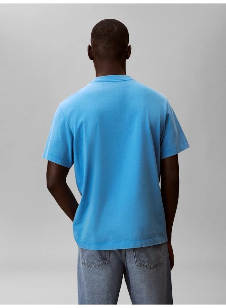Calvin Klein Jeans  Acid Wash Logo T-shirt for Men | Best Price UAE