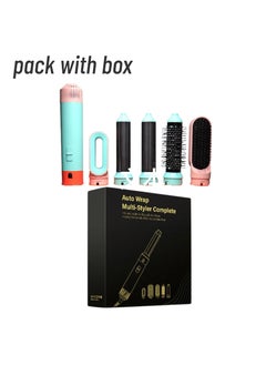 RedMapleTEK Multifunctional 6-in-1 Hot Air Comb Automatic Curler Straightening Comb Hair Dryer Curler Color Box Packaging  - Image 1