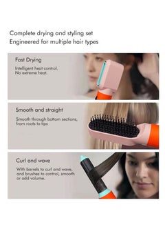 RedMapleTEK Multifunctional 6-in-1 Hot Air Comb Automatic Curler Straightening Comb Hair Dryer Curler Color Box Packaging  - Image 4