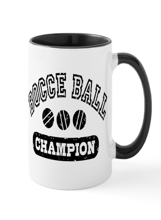 cafe press CafePress Bocce Ball Champion Mug 11 oz (325 ml) Ceramic Coffee Mug - Image 1