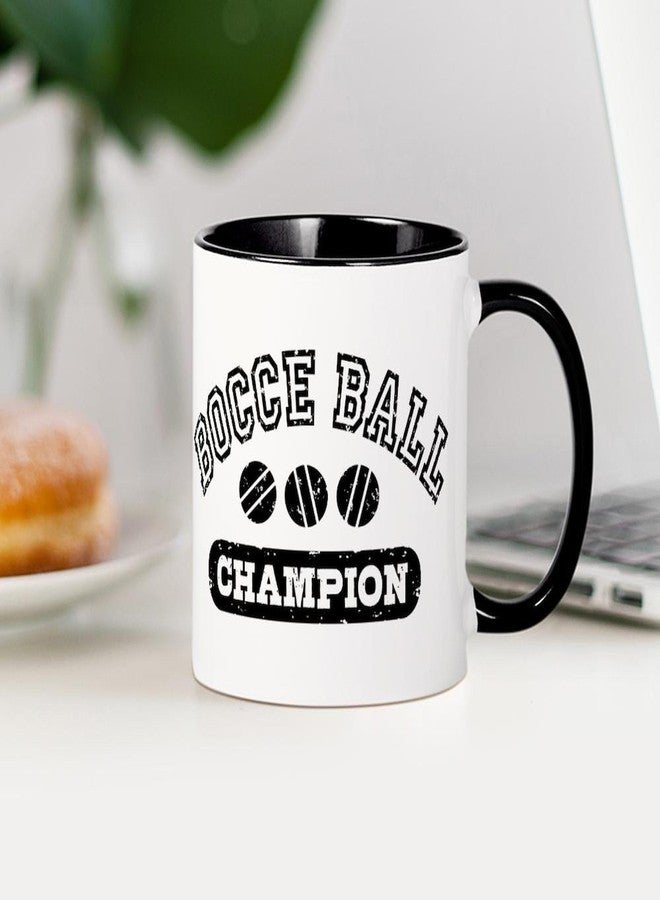 cafe press CafePress Bocce Ball Champion Mug 11 oz (325 ml) Ceramic Coffee Mug - Image 4