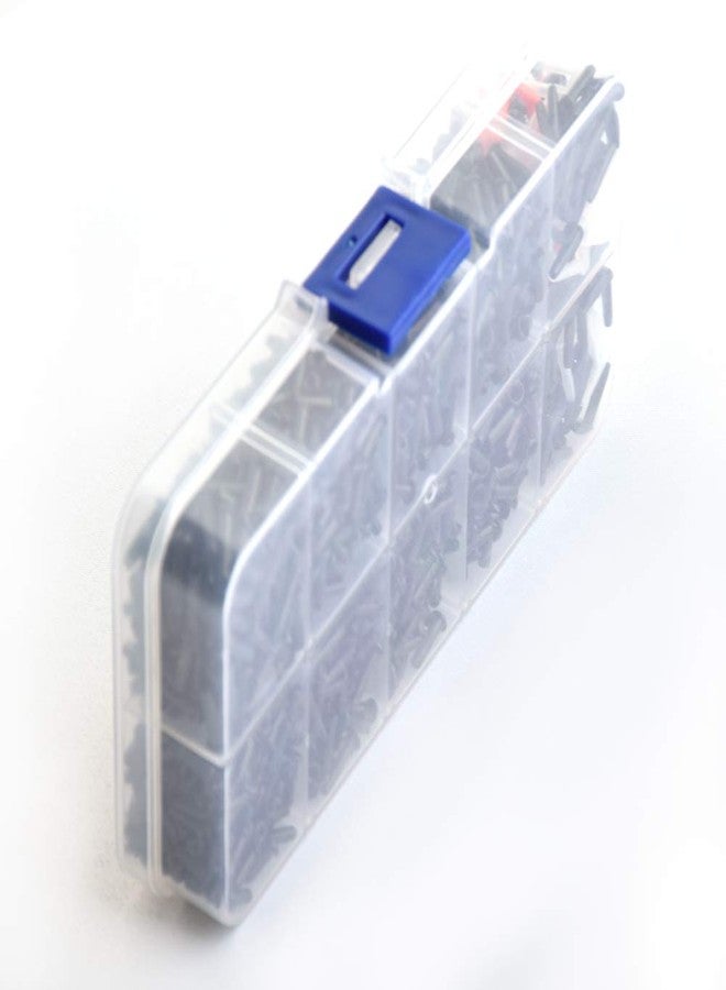 باورتي حلقات تثبيت أوتار مضارب تنس الريشة من باورتي - حلقات تثبيت عالمية لمضارب تنس الريشة - ملحقات شد الأوتار - أسود - Image 5