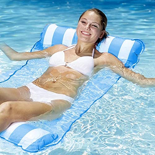 SYADEL Water Pool Lounge Bed Swim Chair Beach Swimming Pool Hammock Seats Portable Water Floats Bed for Party Vacation Fun Rest Saddle Beach Drifter Floting Hammock for Pool (Pack of 1) - Image 2