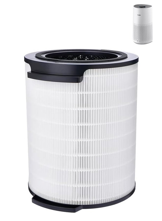 بكومور فلتر بديل لتنقية الهواء بتقنية HEPA طراز FY1700 - متوافق مع سلسلة Philips 1000i AC1711/90 AC1715/70 AC1715/41 AC1715/30 | فلتر تنقية هواء عالي الكفاءة بتقنية HEPA الحقيقية - Image 1