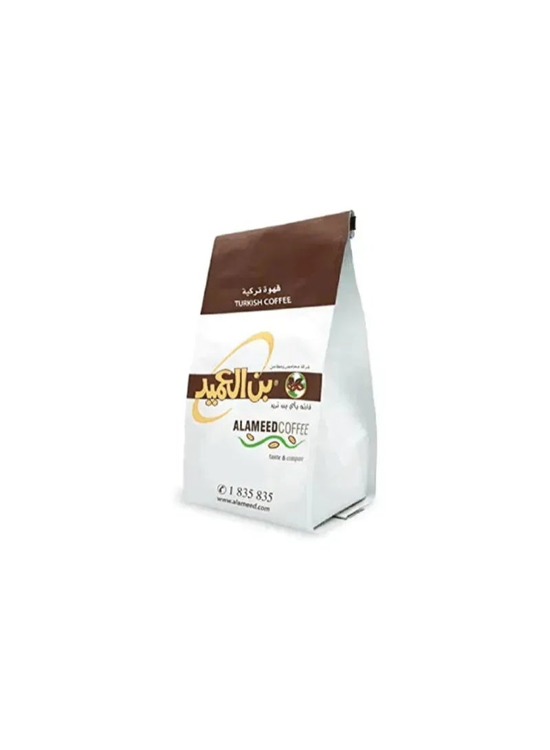 Al Ameed Plain Light Turkish Coffee 250g - Kuwait