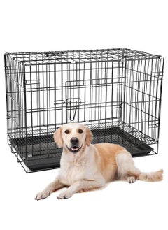 HomarKet Dog Crate Pet Cage Kennel Playpen for Extra Large Medium Small Pet Puppy Cat Rabbit Indoor Outdoor with Tray  - Image 1