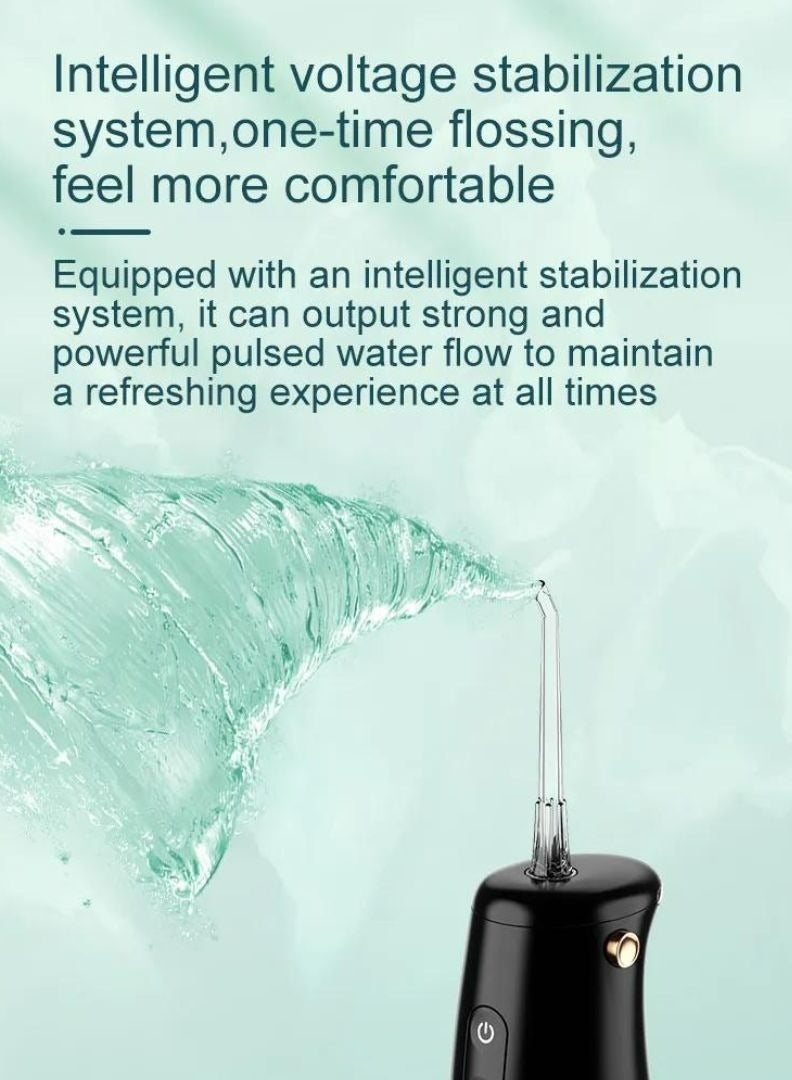 Nicefeel Mini Dental Water Flosser Cordless Portable Dental Water Flosser Dental Oral Irrigator High Capacity Battery Easy to Use Single Button Operation for Home and Travel 110 ML - Image 5