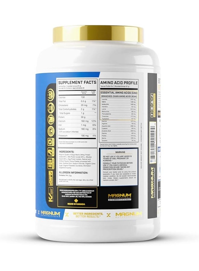 Magnum Nutraceuticals Quattro Peanut Butter Cups Protein Powder 2lb