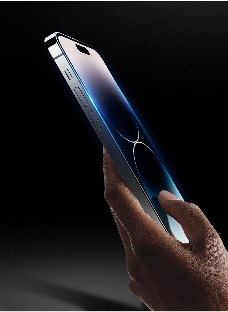 vesus Glass for iPhone 15 Pro Max Screen Protector Tempered Glass Full Glue Edge-to-Edge Screen Protector for iPhone 15 Pro Max (2023) - Image 5