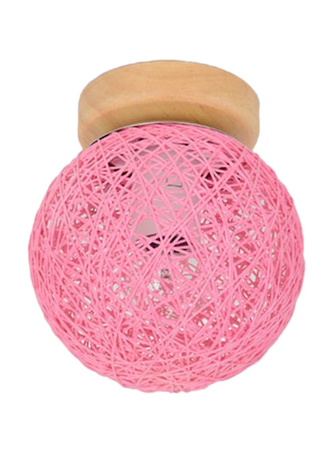 Sphere Shaped Ceiling Light Pink 15x18cm  - Image 1