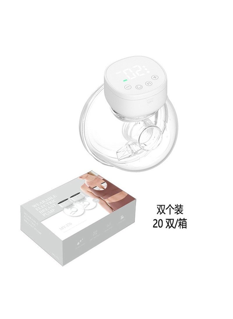 Generic Multifunctional Electric Breast PumpMy-376 white screen (1200 mah) bilateral My-376 white screen (1200 mah) bilateral 