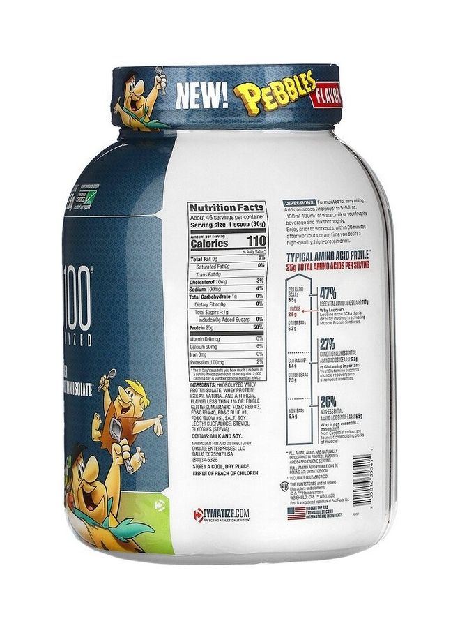 Dymatize ISO100 Hydrolyzed Fruity Pebbles - Image 2