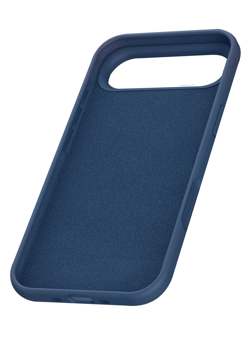 Silicone Protective Phone Case for iPhone 17 Air - Soft Anti-Scratch Microfiber Lining Ultra Slim Drop Protection Phone Cover - Blue - Image 5