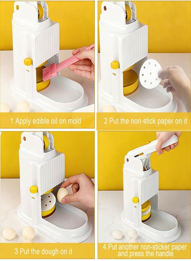 WOPPOW Manual Dumpling Maker with Wrapper Press, 3-in-1 Home Dumpling Mold, Easy Clean Dumpling Making Kit for Ravioli, Pierogi, Empanada, Bun, Chinese Pastry - Beginner Friendly - Image 3