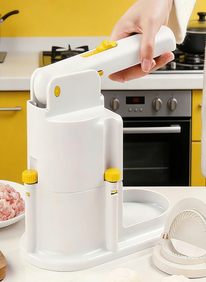 WOPPOW Manual Dumpling Maker with Wrapper Press, 3-in-1 Home Dumpling Mold, Easy Clean Dumpling Making Kit for Ravioli, Pierogi, Empanada, Bun, Chinese Pastry - Beginner Friendly - Image 2