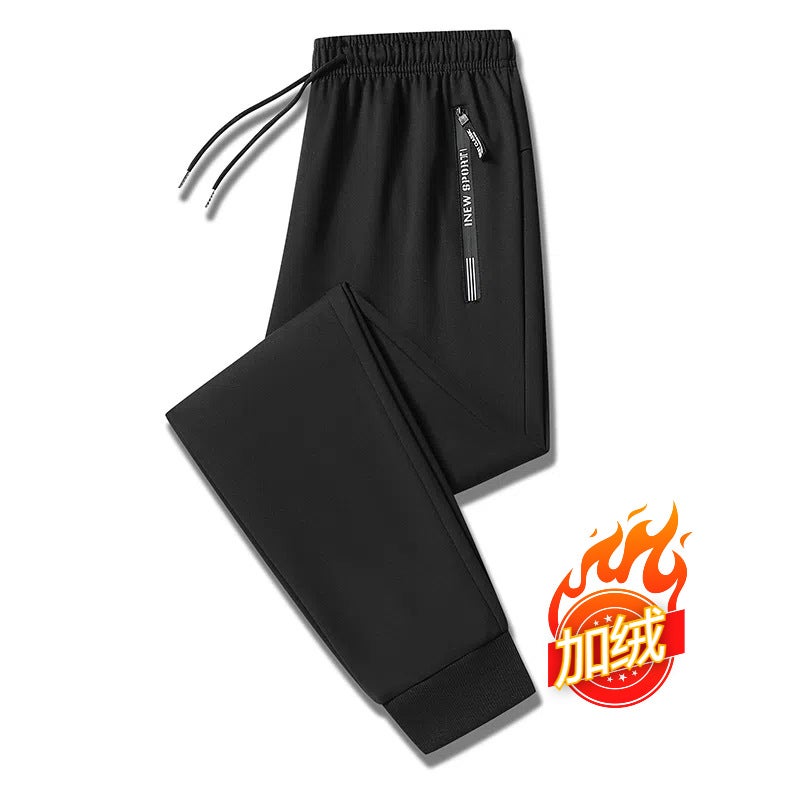 M-8Xl Fashion Versatile Men'S Sweatpants Casual Pants Long Pants Plus Size Pants Floral Zipper Casual Pants - Image 1