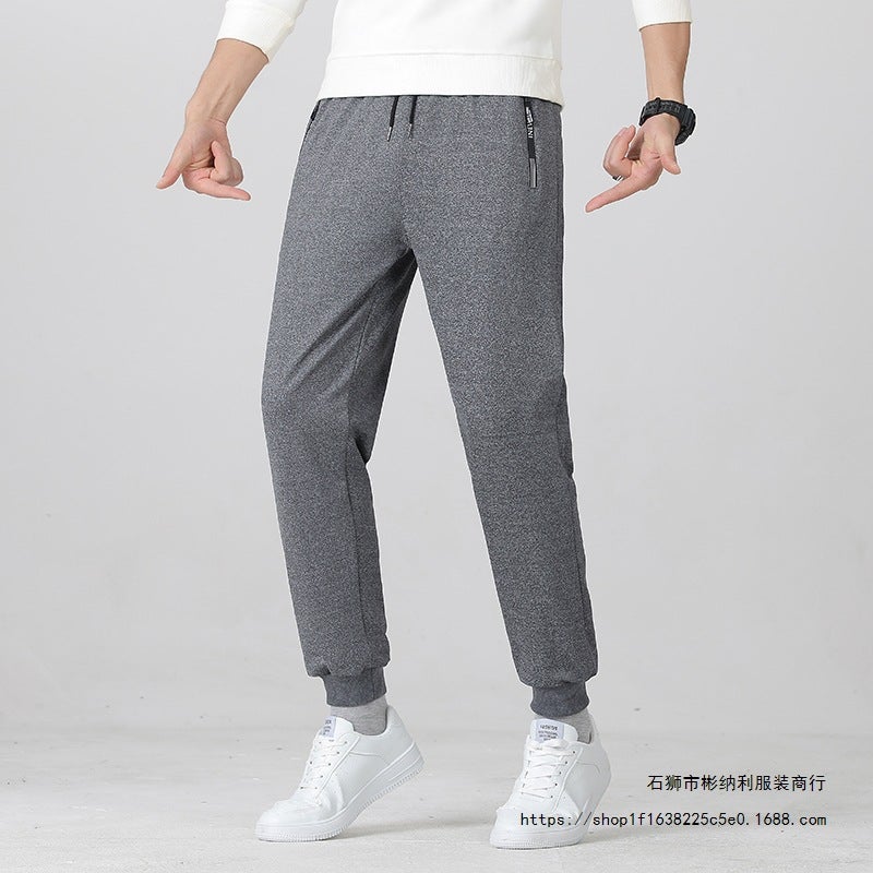 M-8Xl Fashion Versatile Men'S Sweatpants Casual Pants Long Pants Plus Size Pants Floral Zipper Casual Pants - Image 3