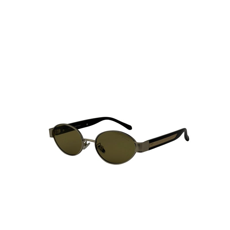 BOLD Celine Oval Sunglasses for Women - Oilve Silver (1 Year Guarantee) - Image 2