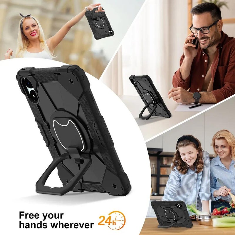 Redmi Pad Pro 12.1-inch Multi functional Protective Cover Suitable for 2024 Redmi Pad Case Shoulder Strap Redmi Pad Pro 12.1-inch 360 Rotating Bracket Protection - Image 2