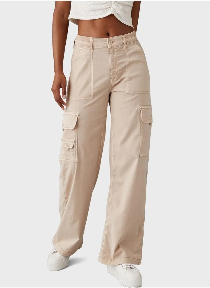 American Eagle High Waist Cargo Pants