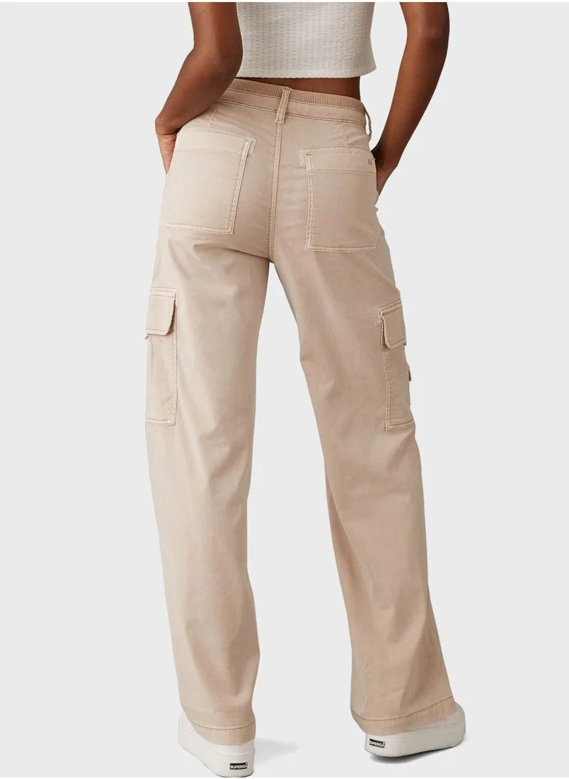 American Eagle High Waist Cargo Pants