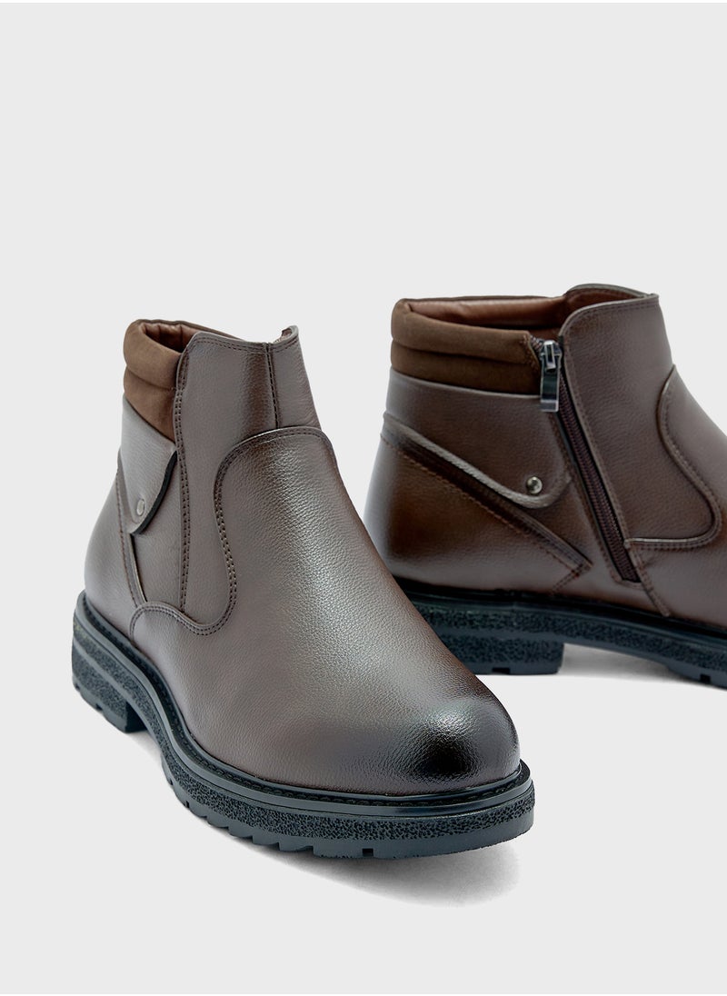 Pull On Casual Boots