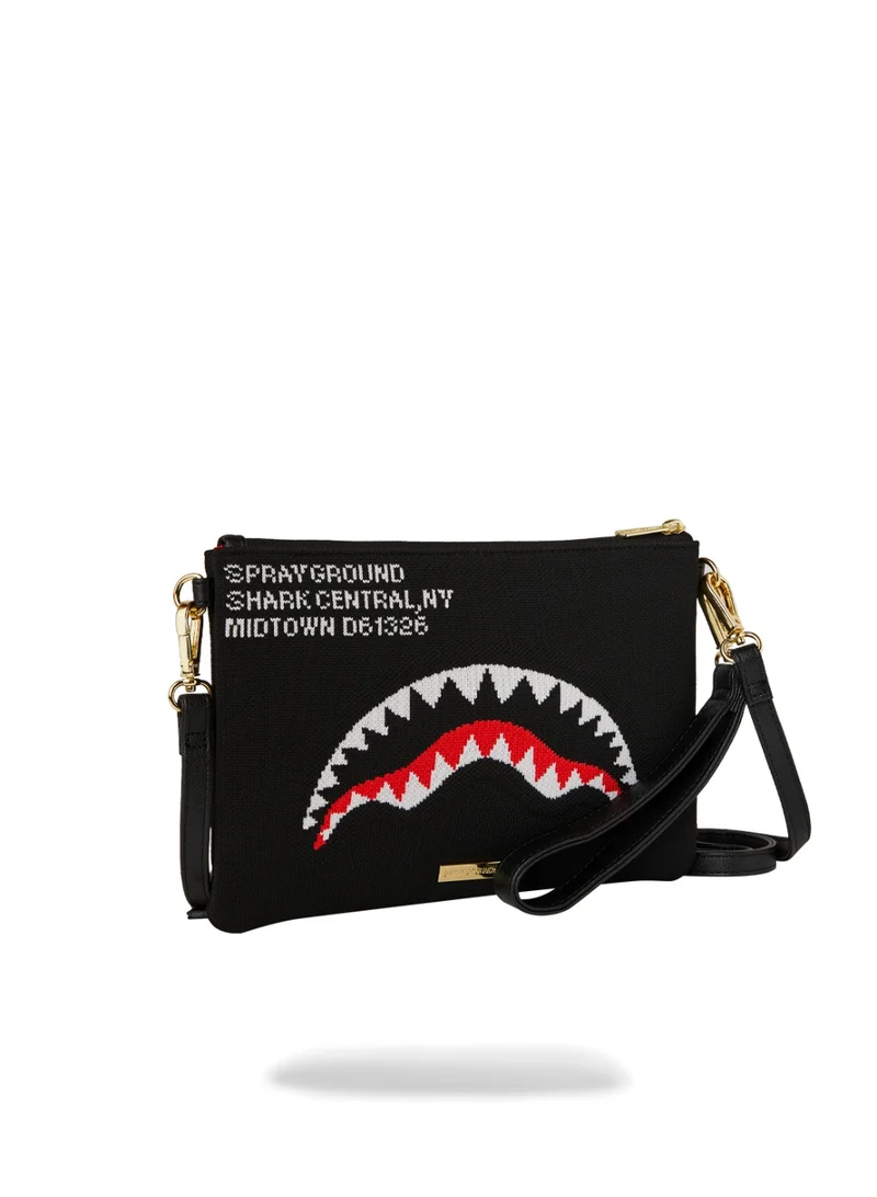 سبراي جراوند SG SHARK CENTRAL KNIT CROSSOVER CLUTCH