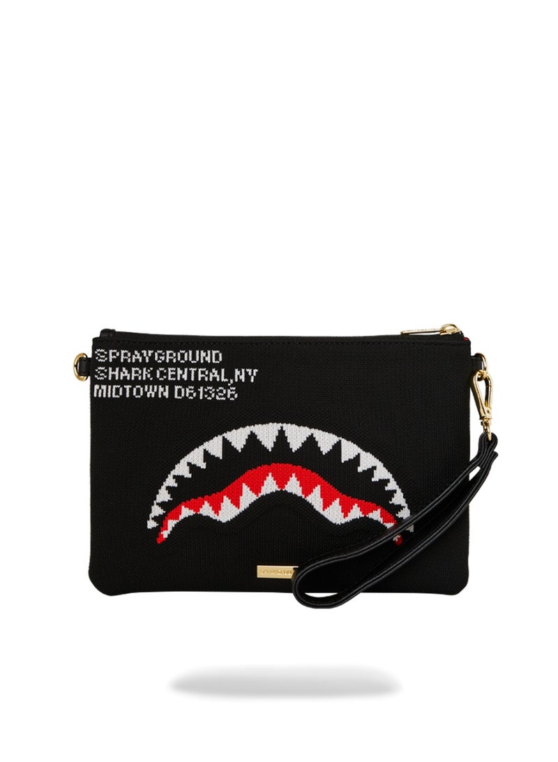 SPRAYGROUND SG SHARK CENTRAL KNIT CROSSOVER CLUTCH - Image 4