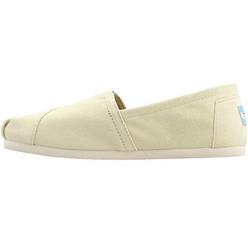 Toms Women's 001001b07-ltbge Natural Canvas Alpargata Flat, Beige, 6 M US - Image 5