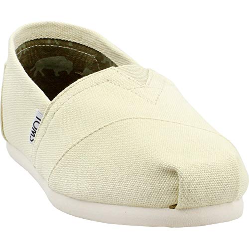 Toms Women's 001001b07-ltbge Natural Canvas Alpargata Flat, Beige, 6 M US - Image 2