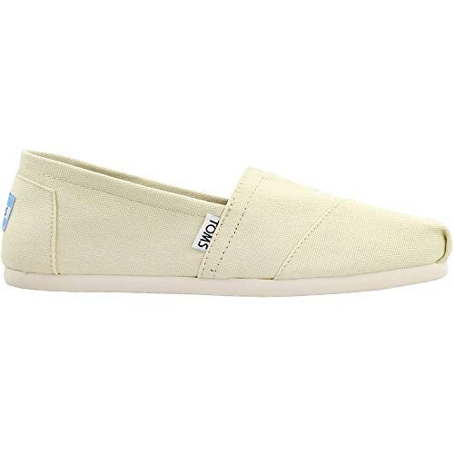 Toms Women's 001001b07-ltbge Natural Canvas Alpargata Flat, Beige, 6 M US - Image 3