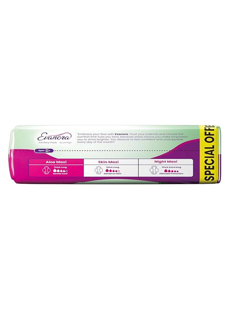 Evanora Sanitary Pads Aloe Maxi 50 Count | Thick & Long | Gentle Care with Aloe Vera + Vitamin E | Ultra Absorbent, Anti-Leak, Breathable | Skin-Friendly Feminine Pads for Women - Image 5