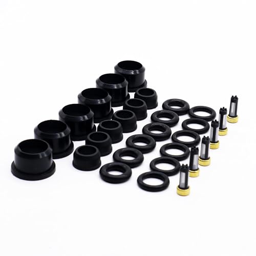 OXCANO 17113553 30pcs Fuel Injector Repair Kits O-Ring Filter Cap Rebuild Set Compatible with Chevrolet Chevy Truck Silverado,Avalanche,Trailblazer,SSR;GMC Yukon,Sierra;Cadillac,Hummer,Buick,Isuzu - Image 5