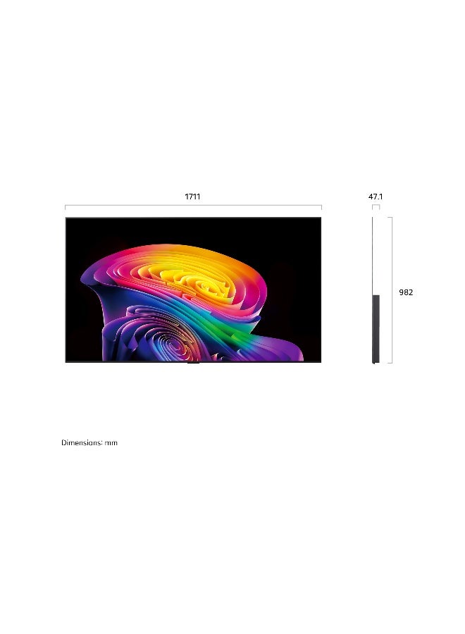 إل جي تلفاز LG OLED evo AI C6 الذكي 4K بحجم 77 بوصة 2026 - Image 3